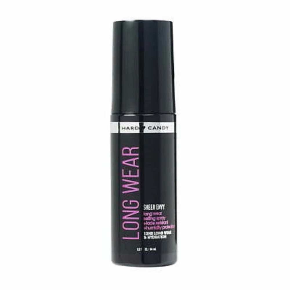 Hard Candy Black Bottle with Pink Accents Long Wear Spray pack of 2